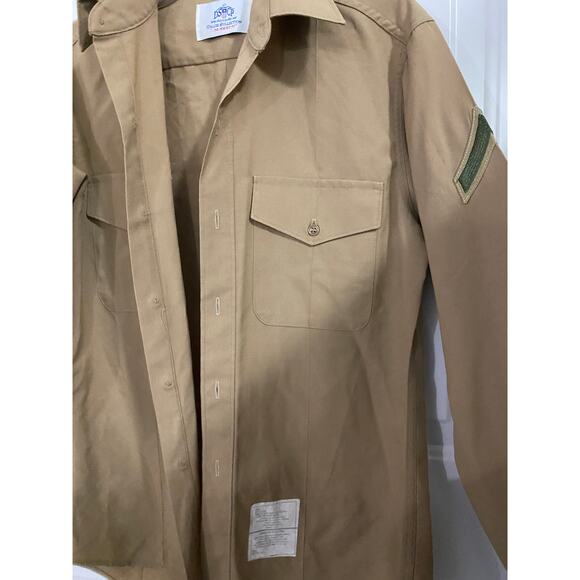 DSCP Valor Collection USMC LCPL Mens Dress Long Sleeve Shirt Size 15 1/2x34 - Picture 5 of 6